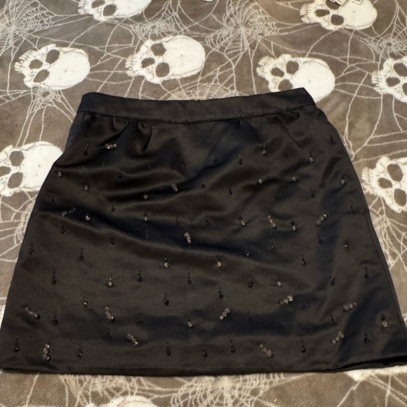 Free Assembly Dresses & Skirts - Free Assembly Elegant Black Embellished Skirt Size 6